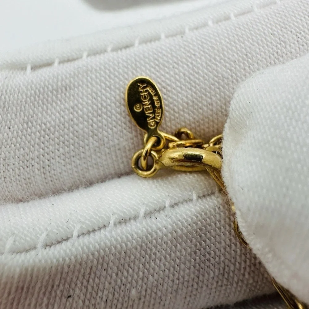 Givenchy Vintage GG Gold Chain Necklace 15” - Picture 5 of 9